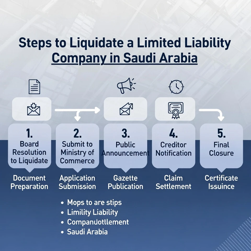 Steps to Liquidate a Limited Liability Company in Saudi Arabia