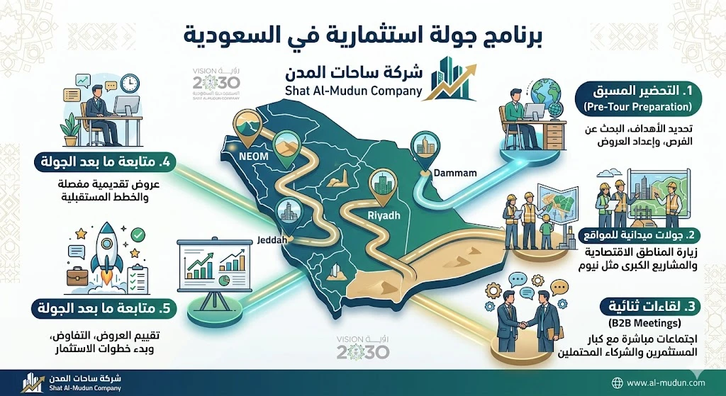 برنامج جولة استثمارية في السعودية