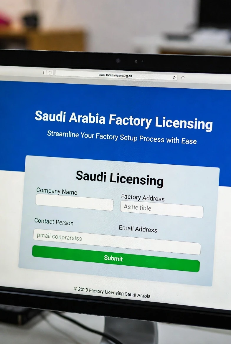 factory license in saudi arabia online