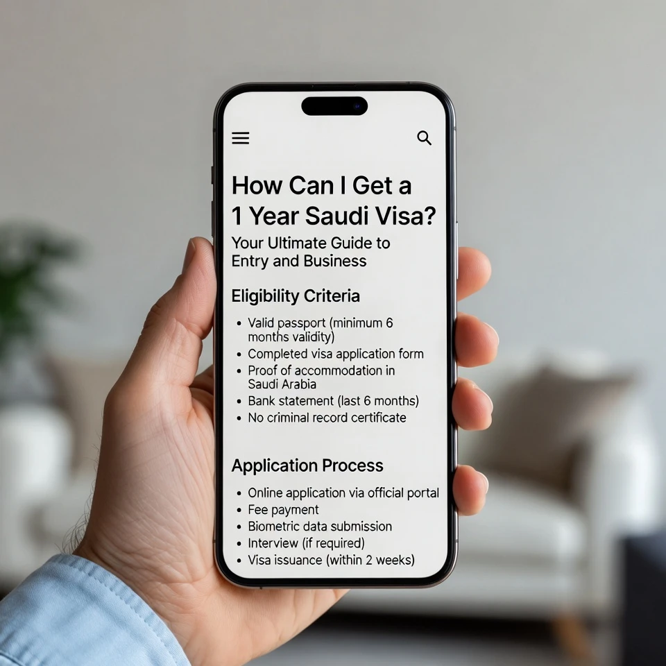 How Can I Get a 1 Year Saudi Visa