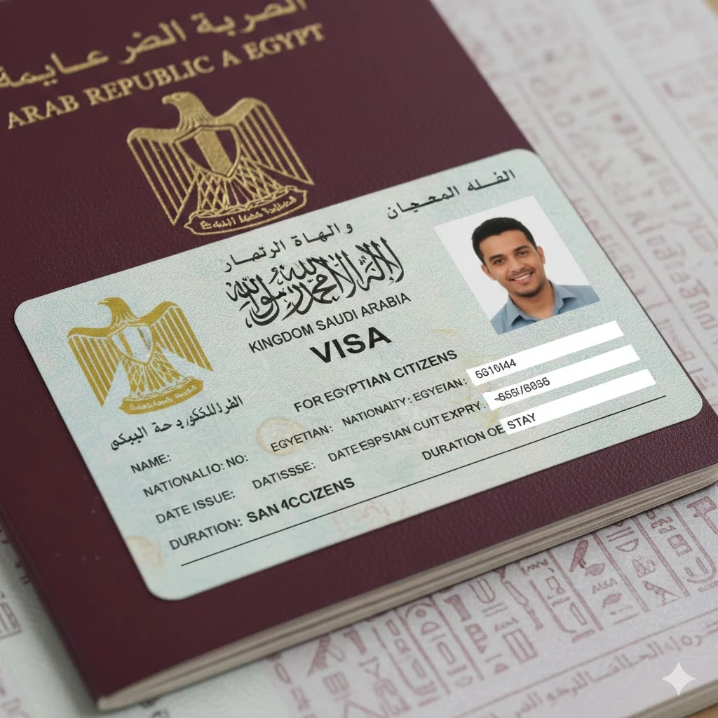 تأشيرة السعودية للمصريين لأغراض الزيارة أو العمل