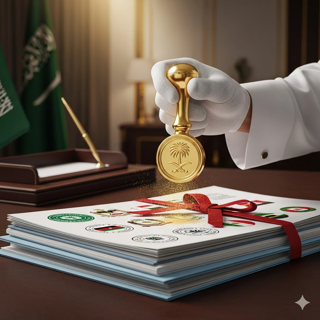 خدمة تصديق العقود من السفارات والجهات الخارجية في السعودية