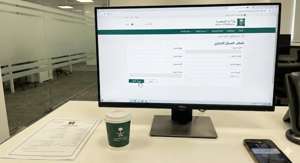 كم يستغرق شطب سجل تجاري في السعودية؟ الدليل الشامل والإجراءات مع ساحات المدن