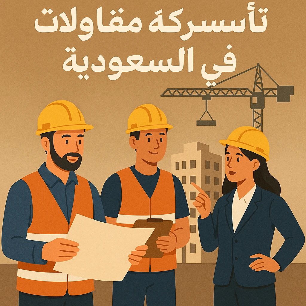 تاسيس شركة مقاولات في السعودية تاسيس شركة مقاولات في السعودية