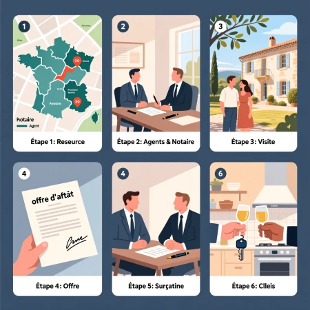 مراحل شراء العقار في فرنسا