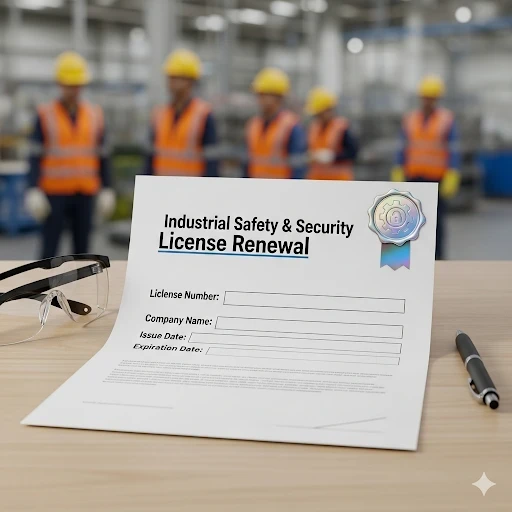 Délivrance et renouvellement des licences de l'Autorité générale de la sécurité industrielle