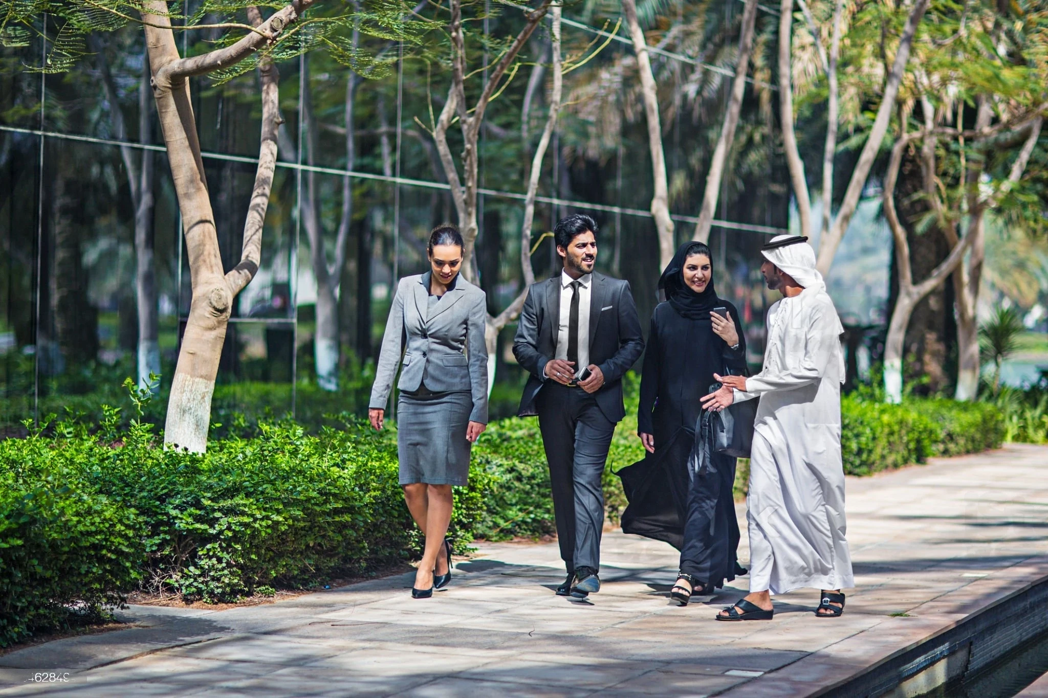 Accueil des délégations de l'aéroport
